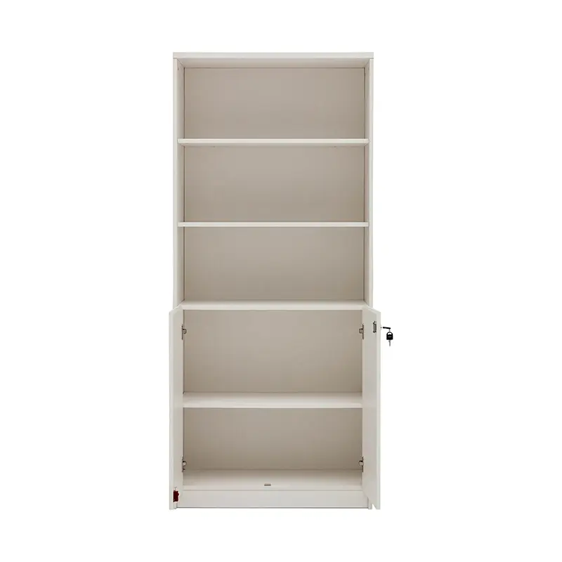 low cabinet office data cabinet wooden storage bookcase wall table cabinet 5 Tiers Filing Cabinet (White)