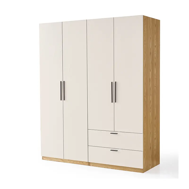 Cohar 1.6M Wardrobe with Drawers Set (WhiteNatural)-product